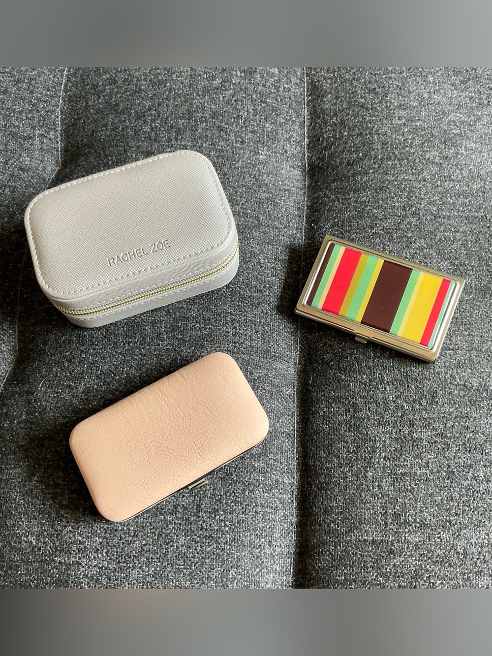 Jewellery Box. Manicure Set. Card holder
Will sell separately